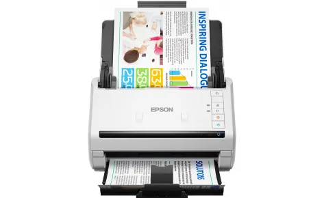 Сканер потоковый Epson  WorkForce DS-530II B11B261401, А4, 35 стр/мин, CIS, USB, Duplex сканер