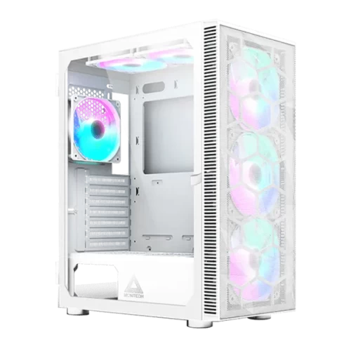 Корпус Montech X3 MESH (W) ATX/Micro-ATX/Mini-ITX 1xUSB3.0 2xUSB2.0 1xAudio 1xMic Белый