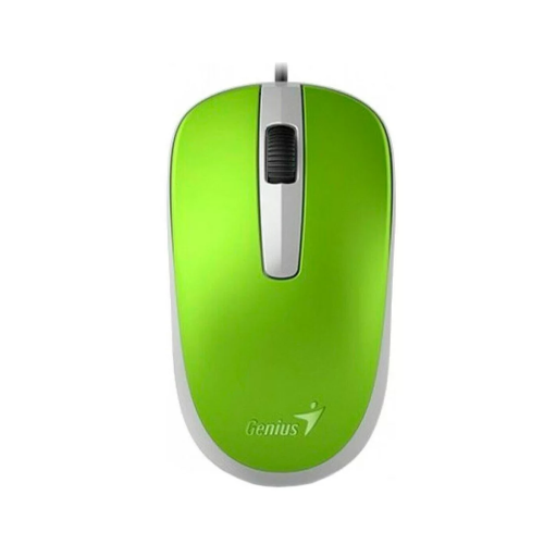 Мышь проводная Genius DX-120, 3 кнопки, 1000 dpi, зелёная — купить в Казахстане | neom.kz