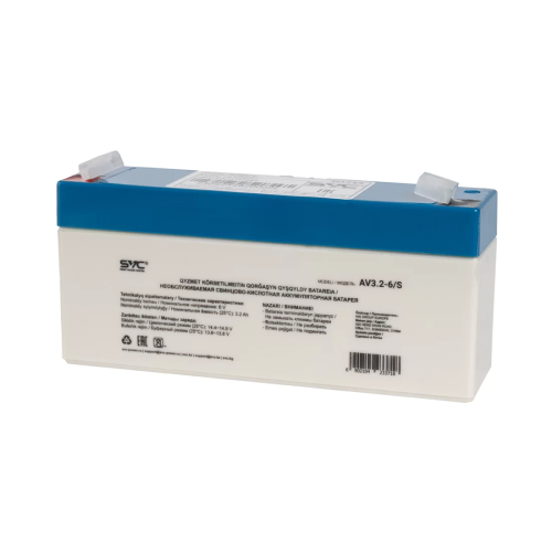 Аккумуляторная батарея SVC AV3.2-6/S 6В 3.2 Ач – купить недорого с доставкой по Алматы и Казахстану
