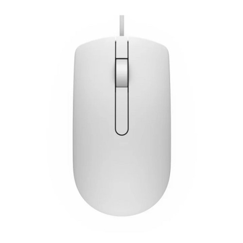 Мышь проводная Dell MS116, 3 кнопки, 1000 dpi, белая — купить в Казахстане | neom.kz