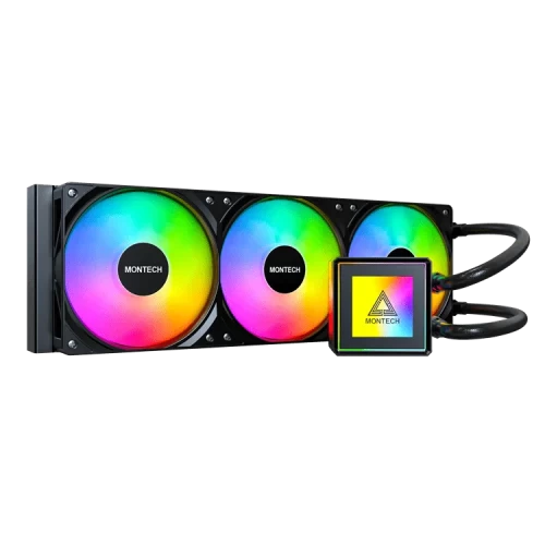 Система водяного охлаждения Montech PureFlow ARGB 360 Black 360 мм — купить в Казахстане | neom.kz