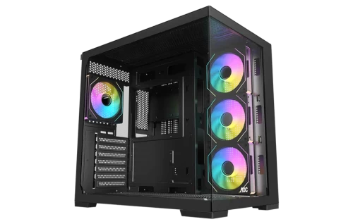 Корпус AOC CG395B 4F, Midi Tower, черный
