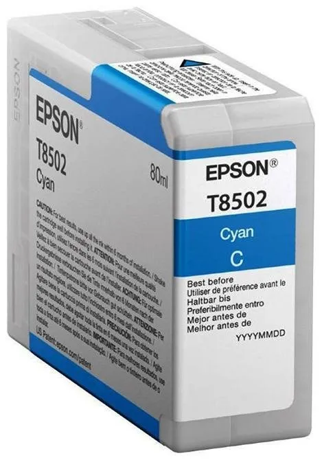 Струйный картридж Epson T850200 UltraChrome HD, Cyan, 80 мл (C13T850200) — купить в Казахстане | neom.kz