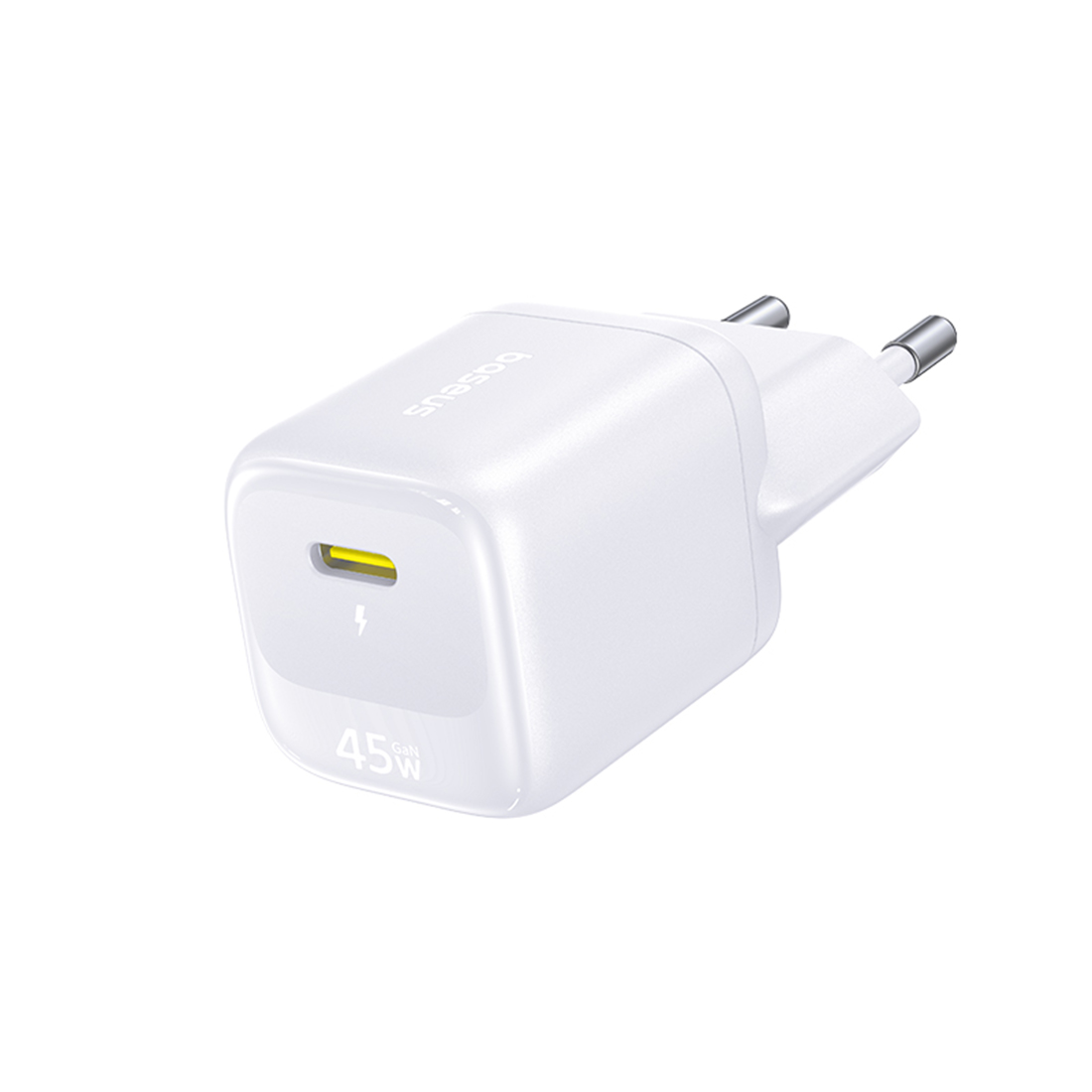 Адаптер питания Baseus FN22 1C 45W EU Moon White (E0123301) – купить недорого с доставкой по Алматы и Казахстану