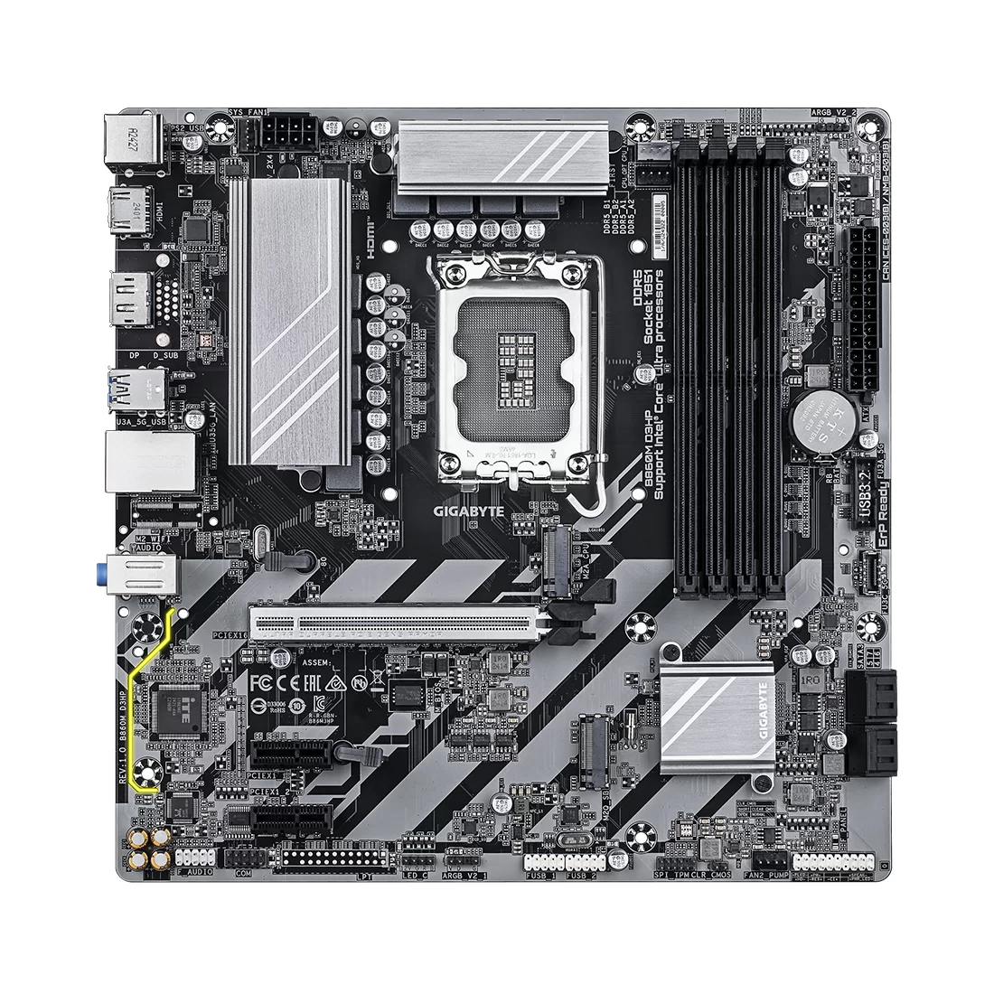 Материнская плата Gigabyte B860M D3HP, LGA1851 – купить недорого с доставкой по Алматы и Казахстану