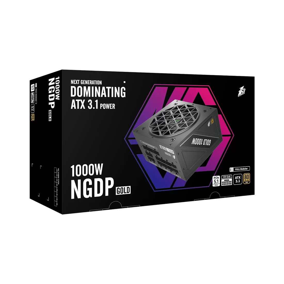 Блок питания 1STPLAYER NGDP 1000W Gold – купить недорого с доставкой по Алматы и Казахстану фото 3