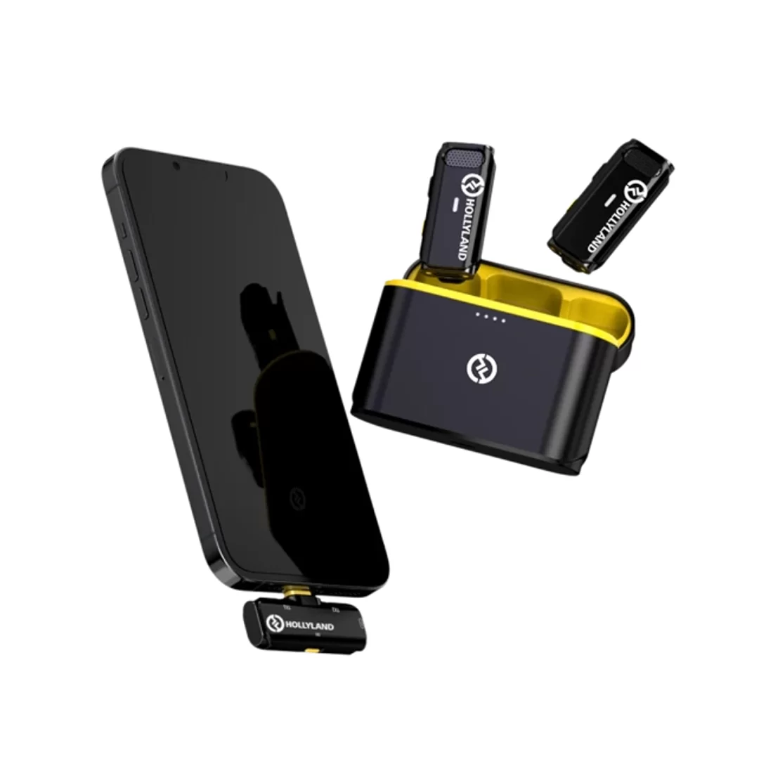 Петличный микрофон Hollyland Lark C1 DUO USB-C Черный – купить недорого с доставкой по Алматы и Казахстану