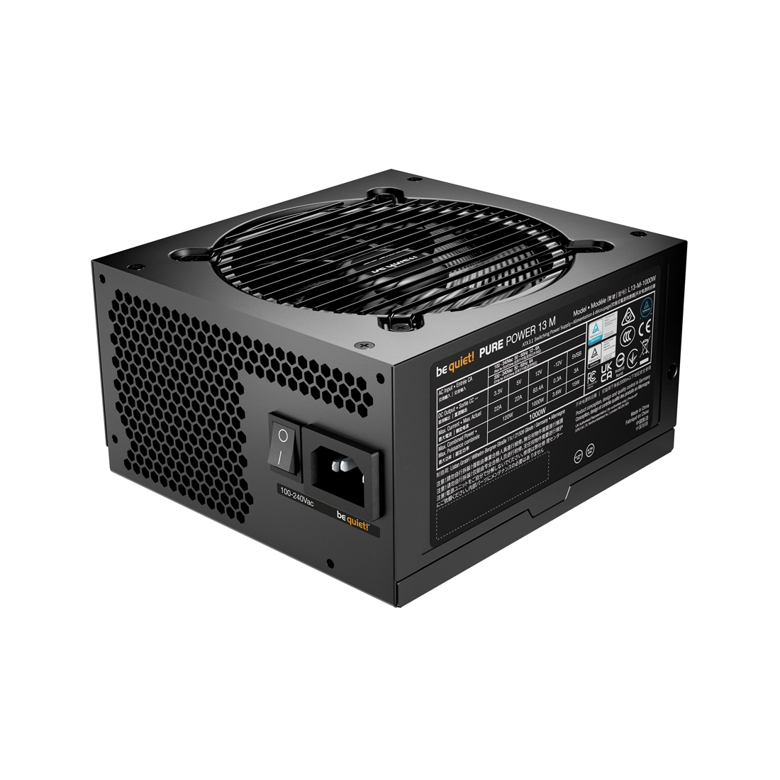 Блок питания Bequiet! Pure Power 13M 1000W BP028EU – купить недорого с доставкой по Алматы и Казахстану фото 2