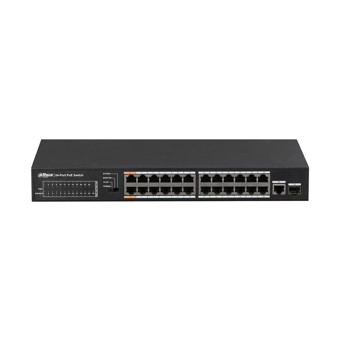 Коммутатор Dahua DH-PFS3125-24ET-190, 24 порта, PoE+, неуправляемый – купить недорого с доставкой по Алматы и Казахстану фото 2
