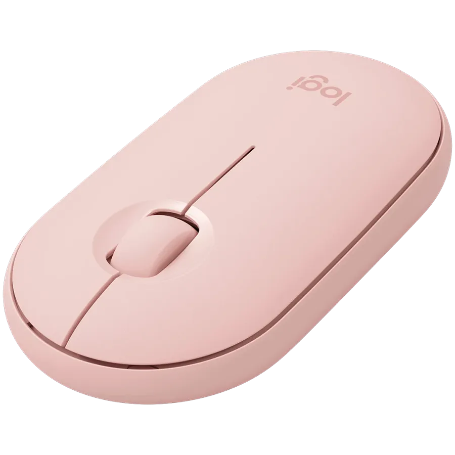 Мышь беспроводная Logitech Pebble 2 M350s Tonal, 5 кнопок, 4000 dpi, розовая – купить недорого с доставкой по Алматы и Казахстану