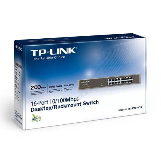 Коммутатор TP-Link TL-SF1016DS – купить недорого с доставкой по Алматы и Казахстану фото 3