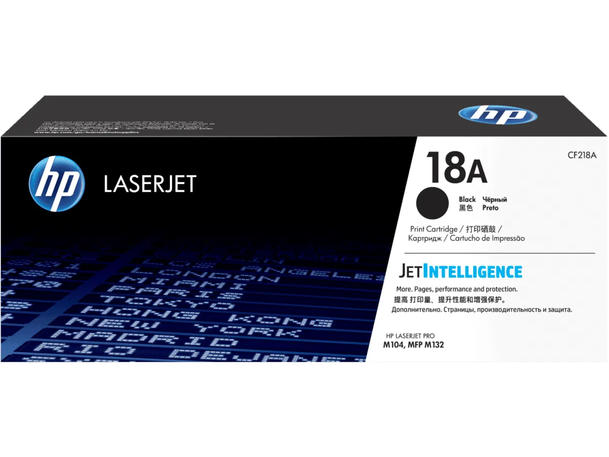 Тонер-картридж HP CF218A, Black