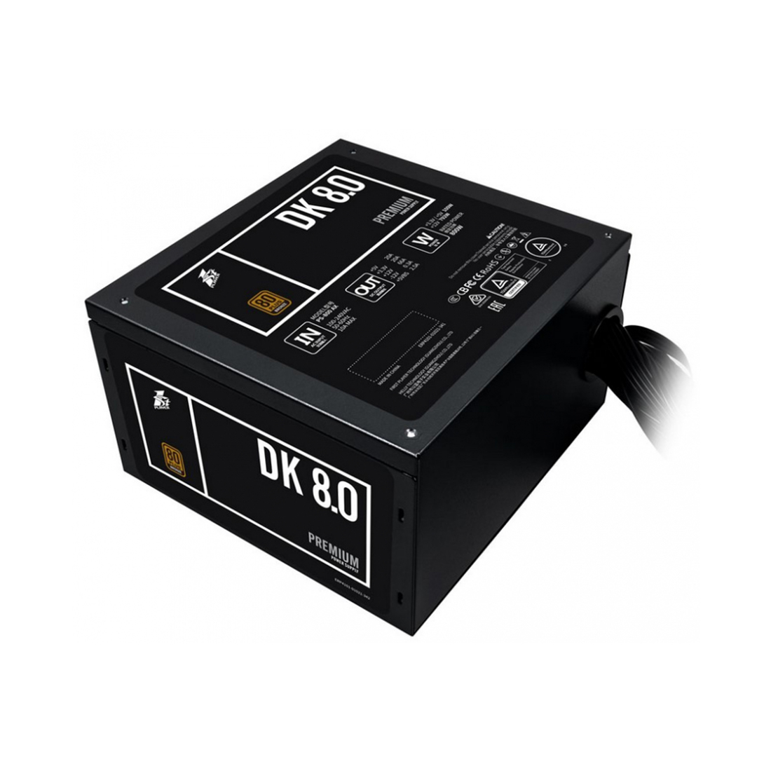 Блок питания 1STPLAYER DK PREMIUM 800W 80 PLUS Bronze (DKPM-BRZ-800-BK-EU) – купить недорого с доставкой по Алматы и Казахстану