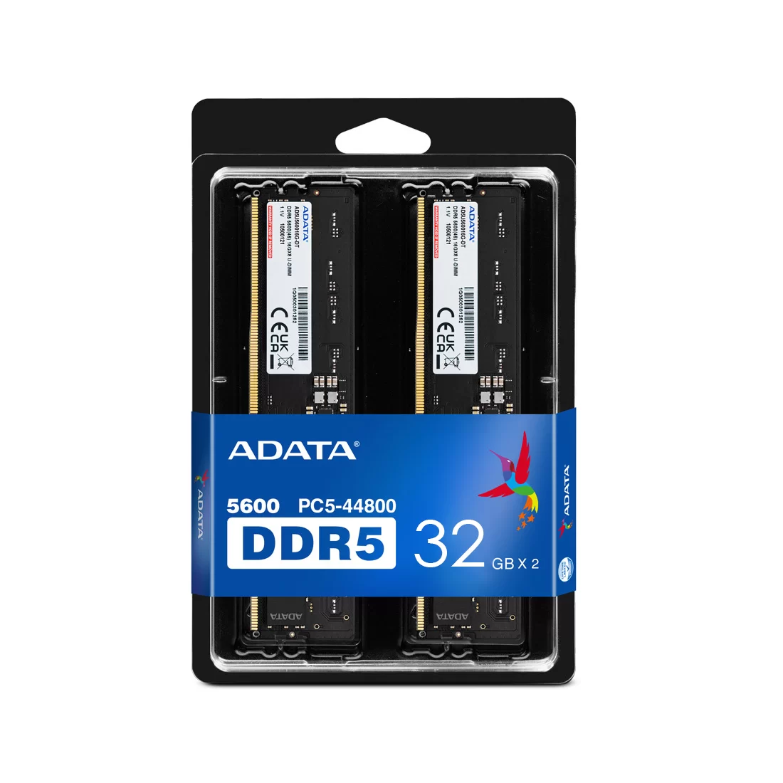 Комплект модулей памяти ADATA AD5U560032G-DT DDR5 64GB (Kit 2x32GB) 5600MHz – купить недорого с доставкой по Алматы и Казахстану