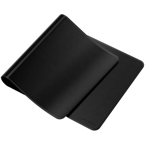 Коврик для мыши Satechi Vegan-Leather Premium Desk Mat, 680x314 мм, экокожа, чёрный — купить в Казахстане | neom.kz
