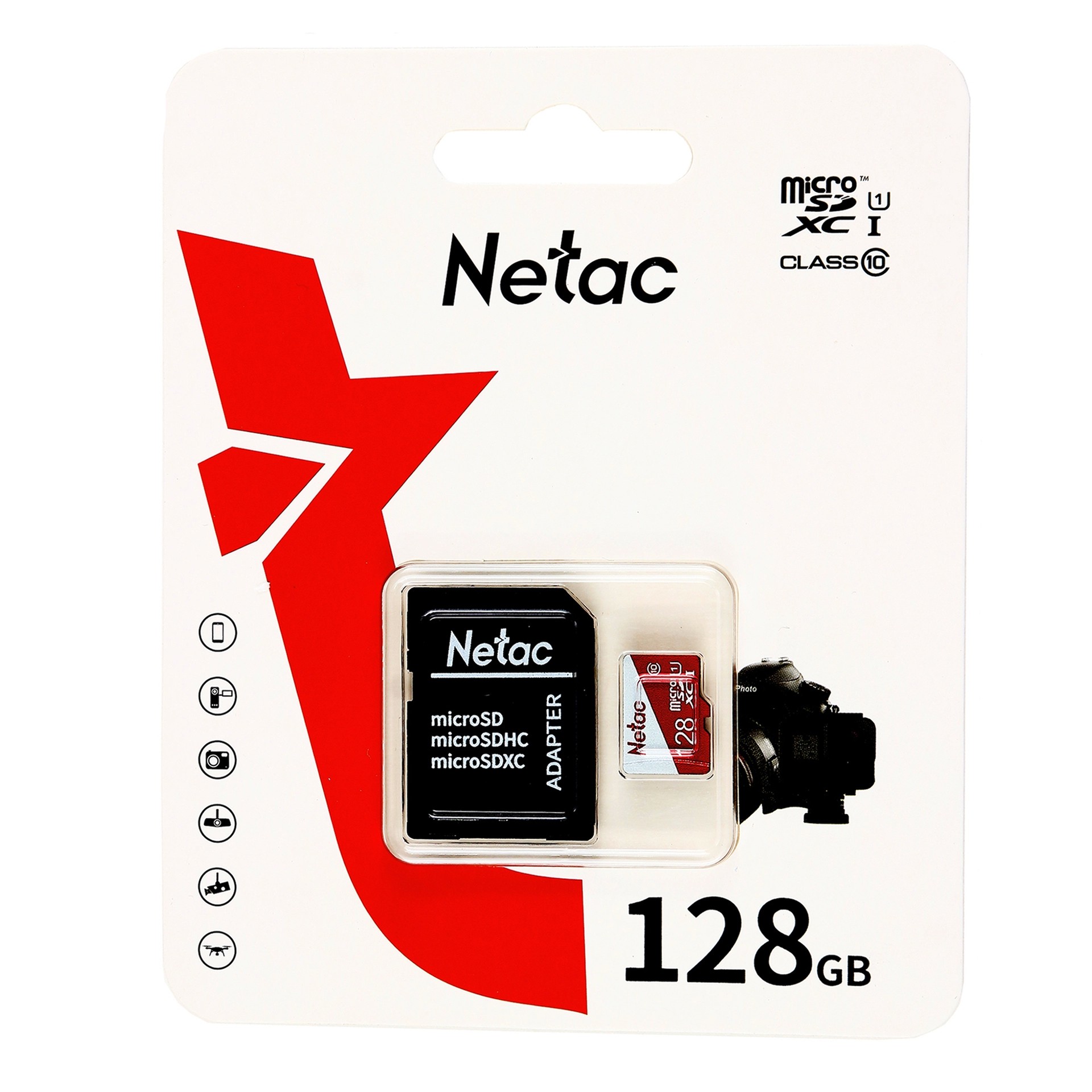 Карта памяти MicroSD Netac P500 ECO MicroSDXC 128GB, Class 10 — купить в Казахстане | neom.kz