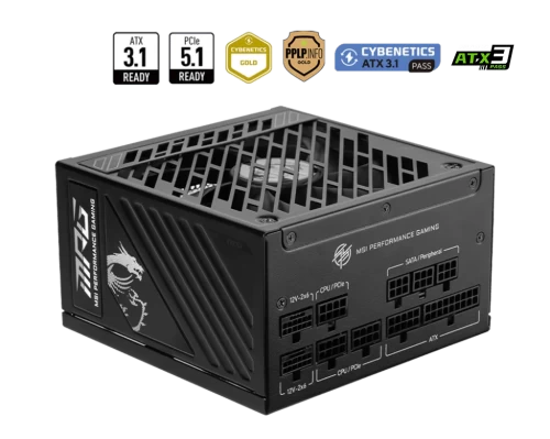 Блок питания MSI MPG A1250GS PCIE5 1250W 80 PLUS Gold — купить в Казахстане | neom.kz