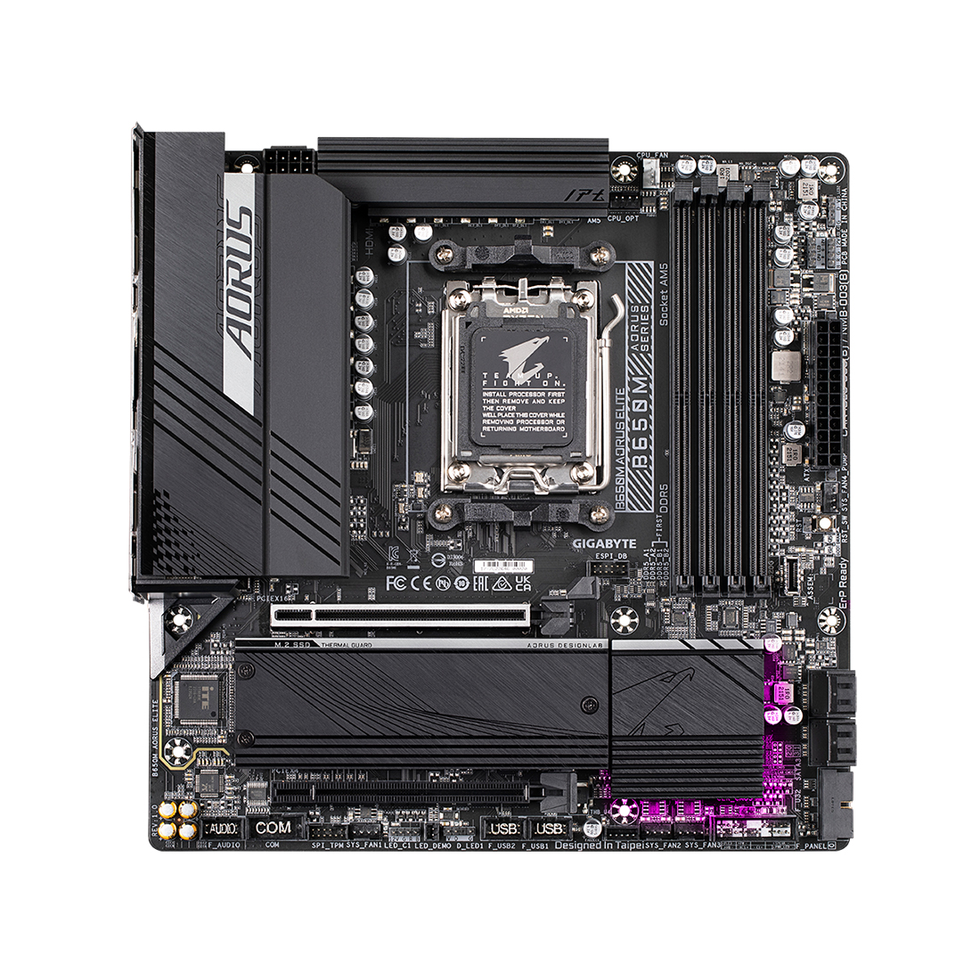 Материнская плата Gigabyte B650M AORUS ELITE фото 2