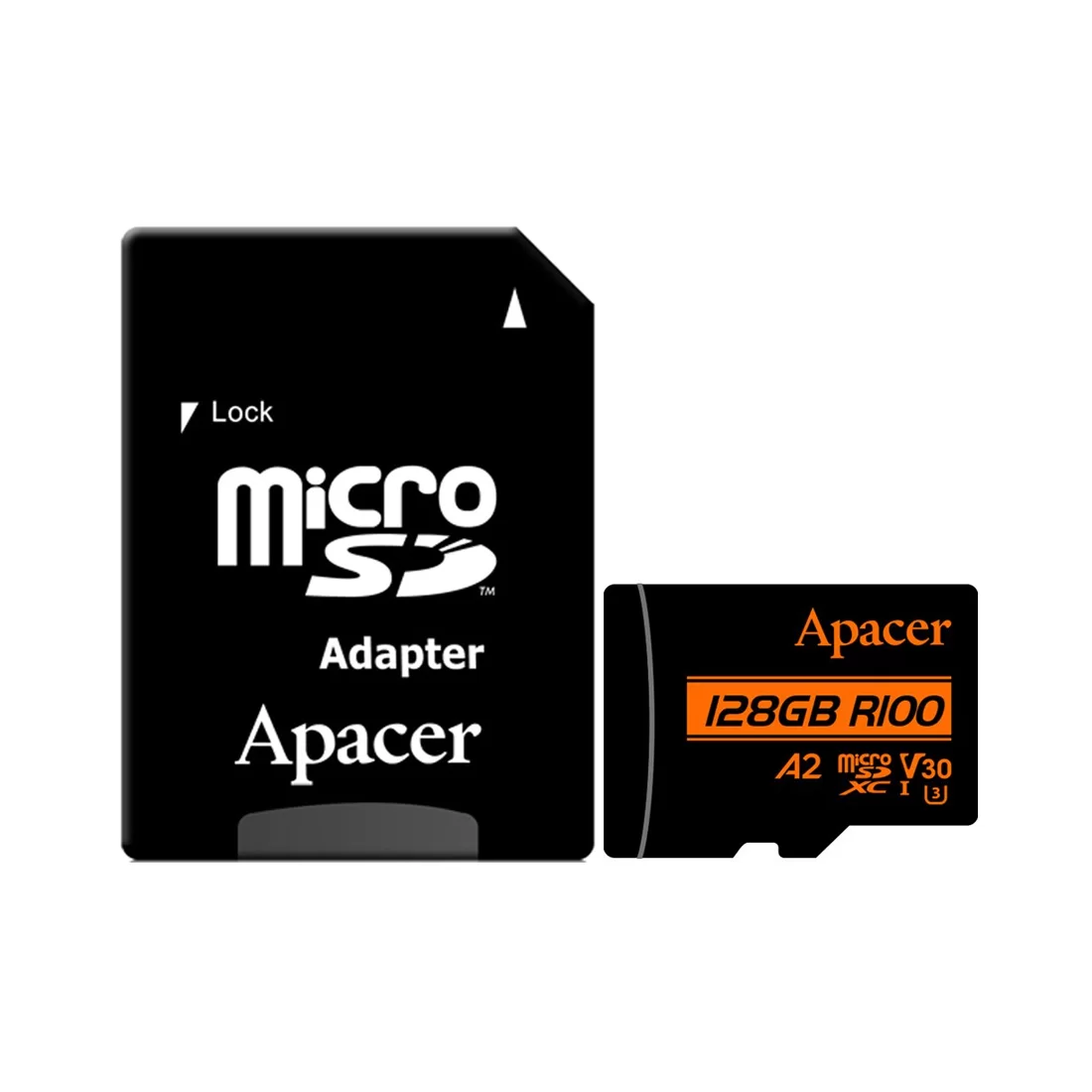 Карта памяти Apacer AP128GMCSX10U8-R 128GB с адаптером SD – купить недорого с доставкой по Алматы и Казахстану фото 2