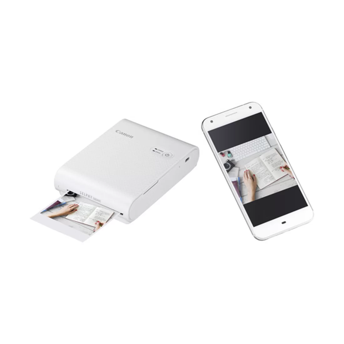 Фотопринтер Canon SELPHY SQUARE QX10 Craft Kit White (4108C026AA) – купить недорого с доставкой по Алматы и Казахстану