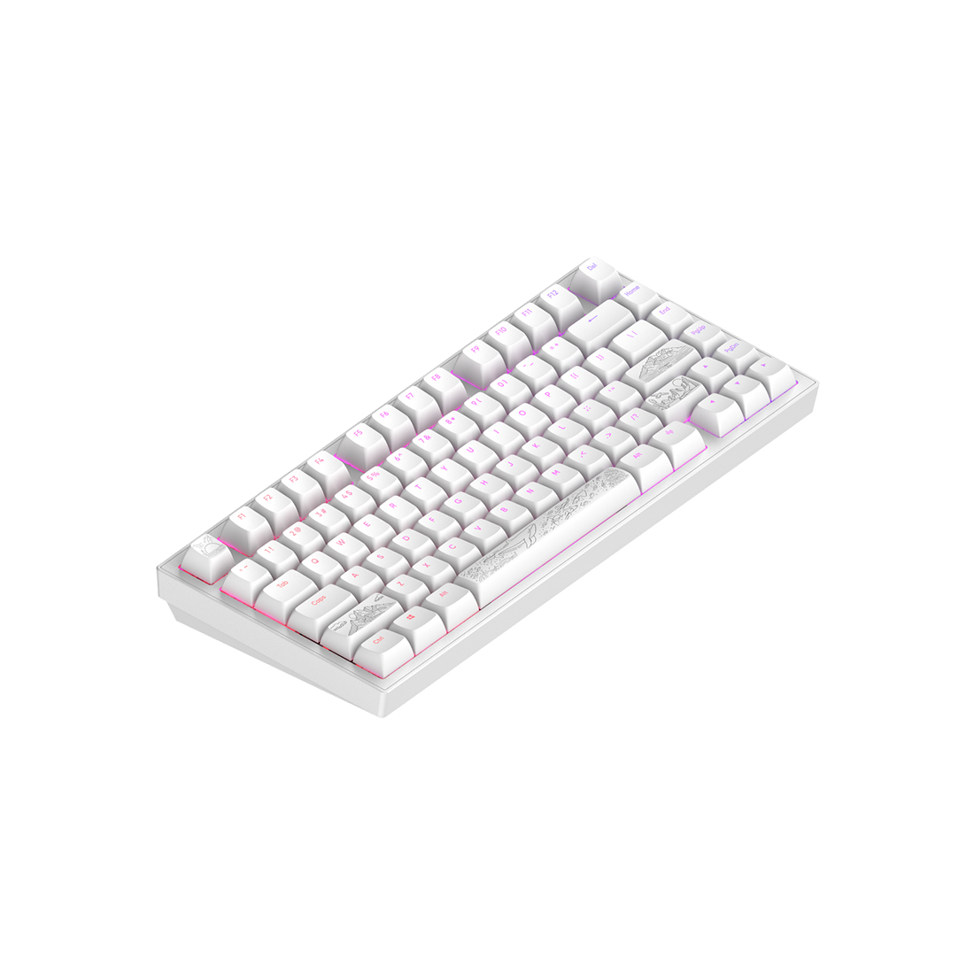 Клавиатура Dark Project ALU81A Terra Nostra White – купить недорого с доставкой по Алматы и Казахстану фото 2
