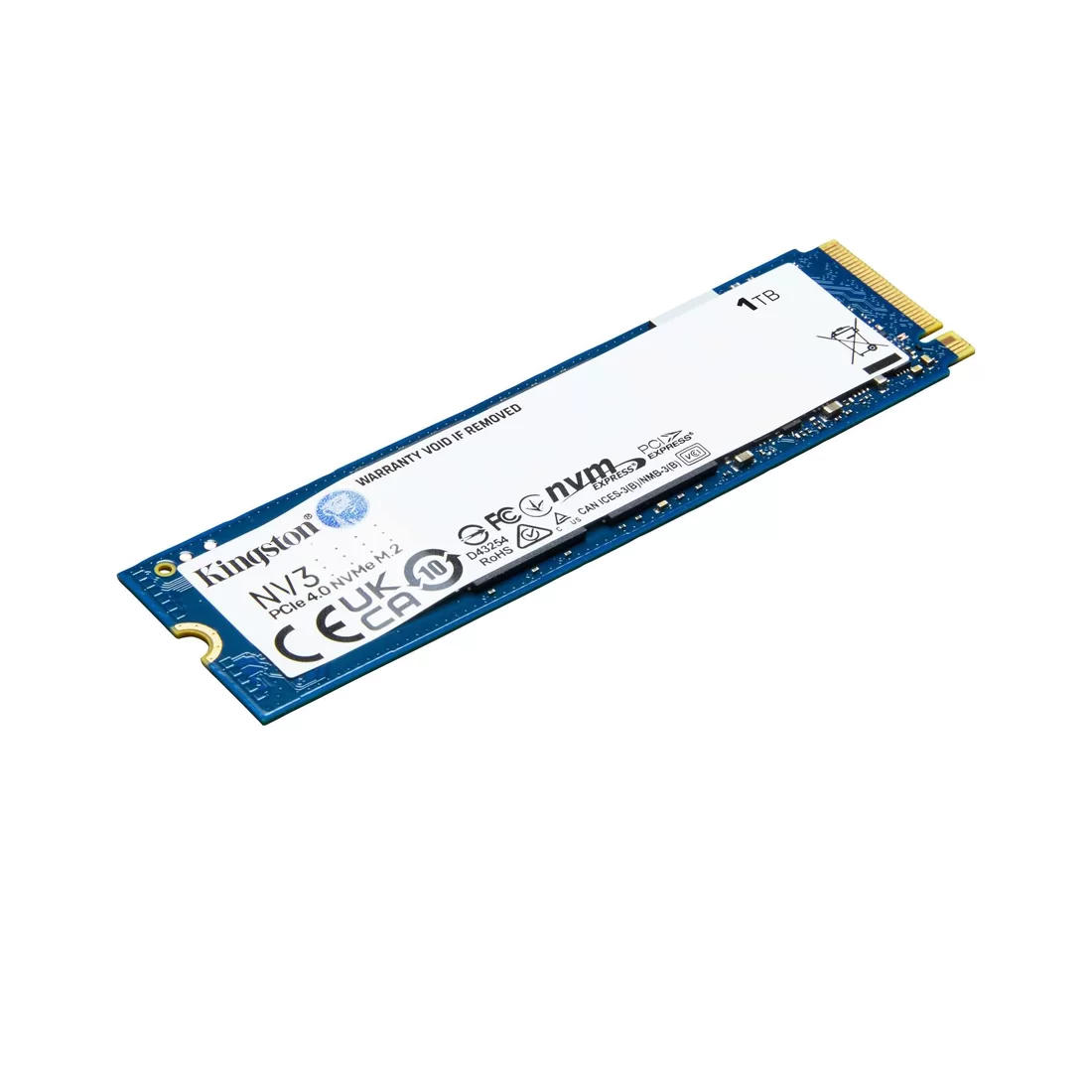 Накопитель SSD Kingston NV3, 1 ТБ, M.2, PCIe 4.0