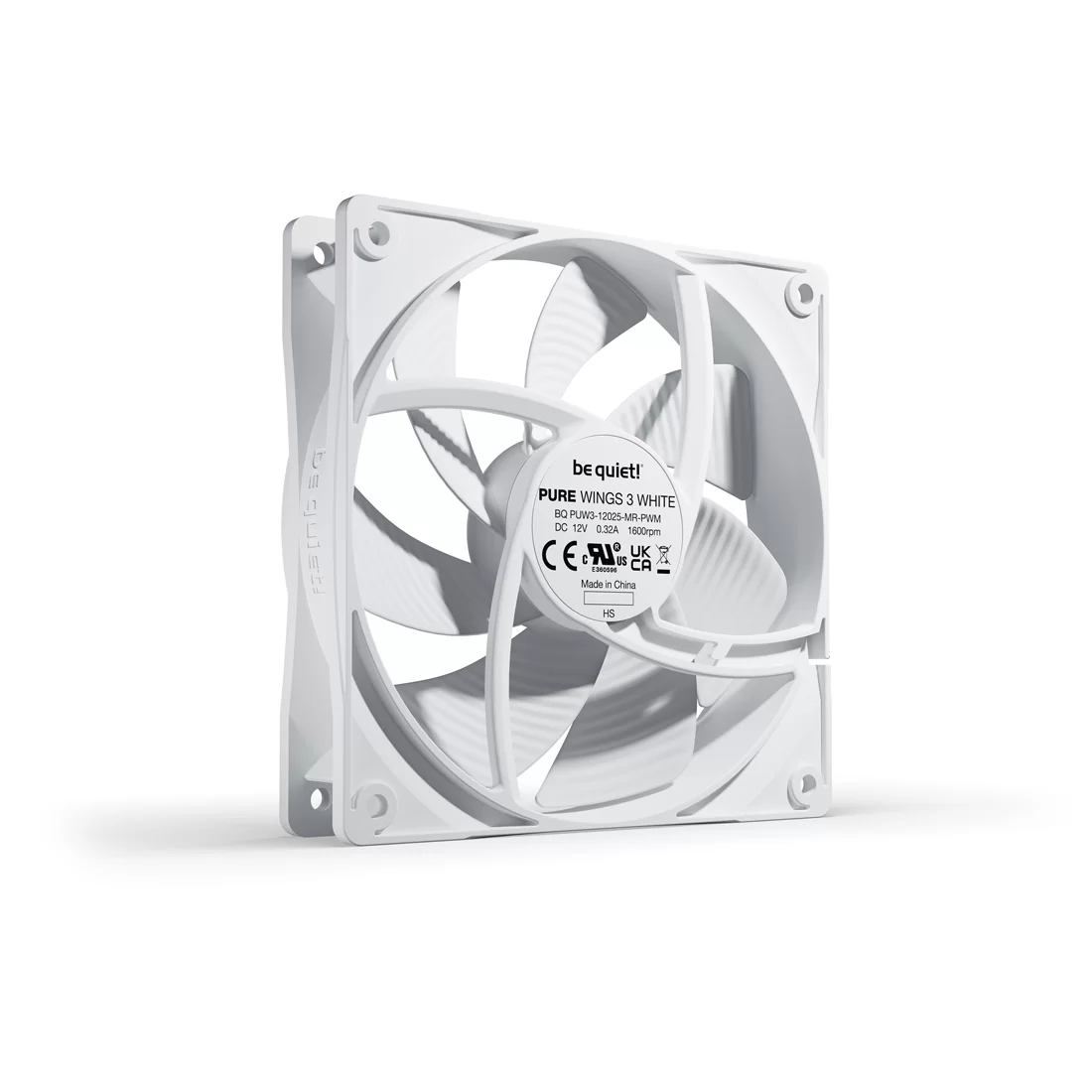 Вентилятор для компьютерного корпуса Bequiet! Pure Wings 3 120mm PWM White – купить недорого с доставкой по Алматы и Казахстану фото 2