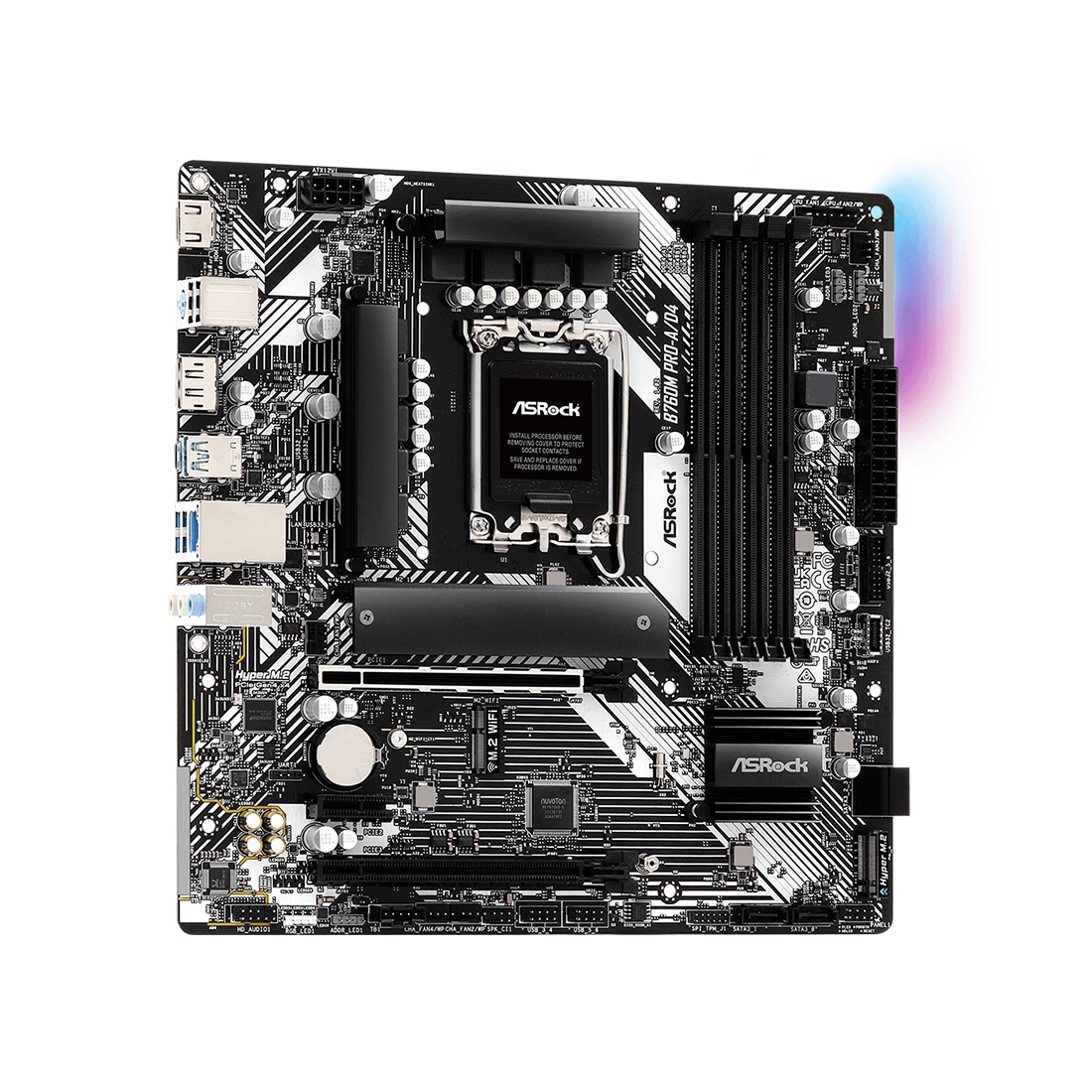 Материнская плата ASRock B760M PRO-A/D4 LGA1700 B760 DDR4 Micro ATX