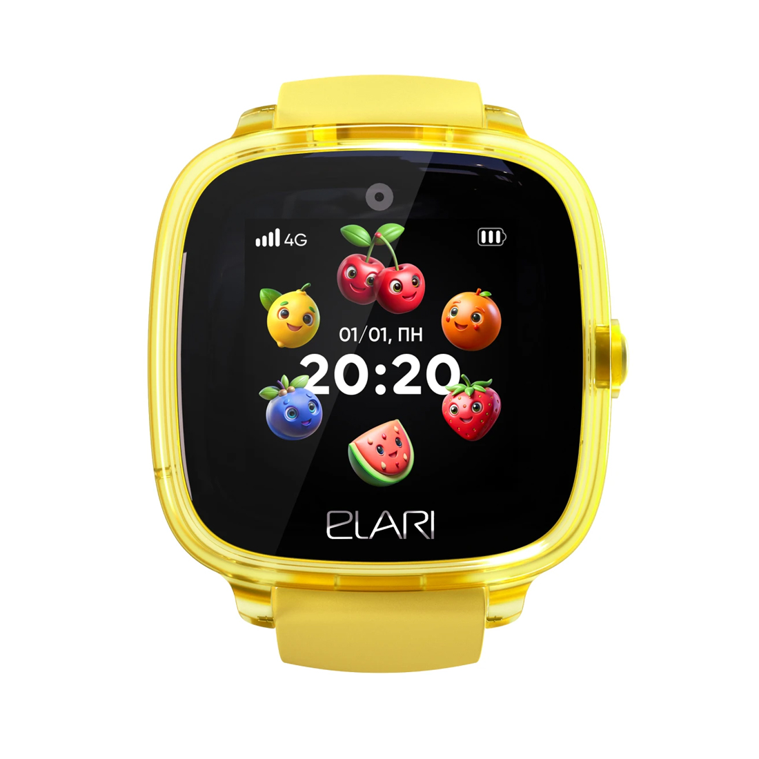 Смарт часы Elari KidPhone 4G Fresh Желтый – купить недорого с доставкой по Алматы и Казахстану фото 2