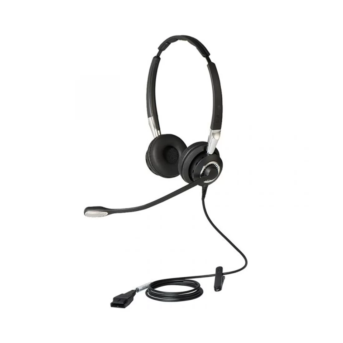 Гарнитура проводная Jabra BIZ 2400 II Duo QD, чёрная – купить недорого с доставкой по Алматы и Казахстану