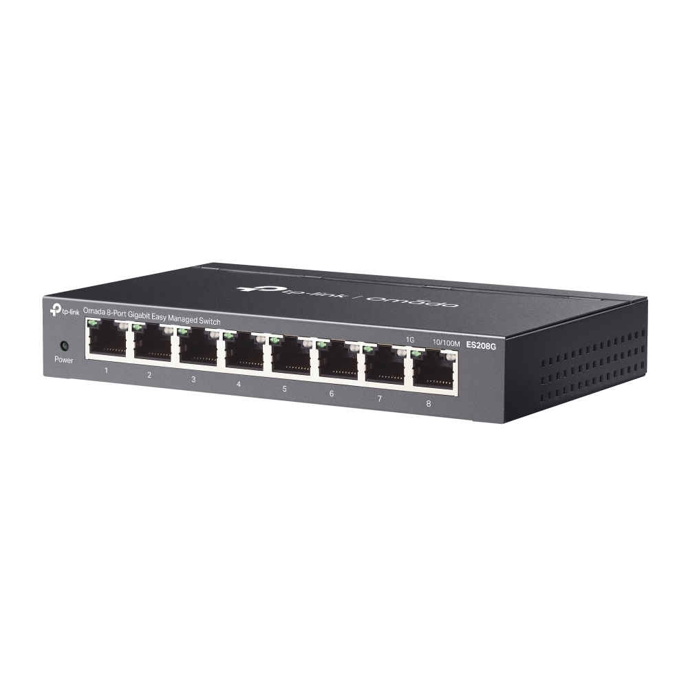 Коммутатор TP-Link ES208G, 1 Гбит/с, управляемый L2