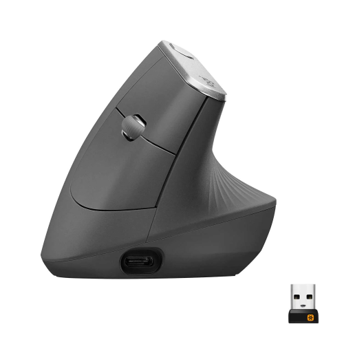Мышь вертикальная беспроводная Logitech MX Vertical, 6 кнопок, 4000 dpi — купить в Казахстане | neom.kz