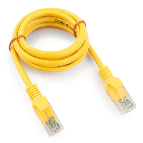 Патч-корд Cablexpert PP12-1.5M/Y, U/UTP кат.5e, 1,5 м, жёлтый — купить в Казахстане | neom.kz