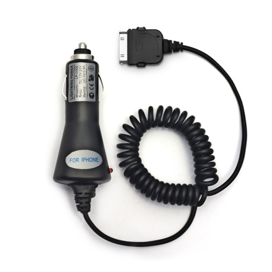 Автомобильное зарядное устройство Lightning Power LP-C005AB для iPhone4 – купить недорого с доставкой по Алматы и Казахстану