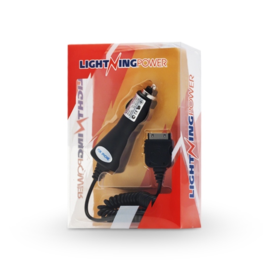 Автомобильное зарядное устройство Lightning Power LP-C005AB для iPhone4 – купить недорого с доставкой по Алматы и Казахстану