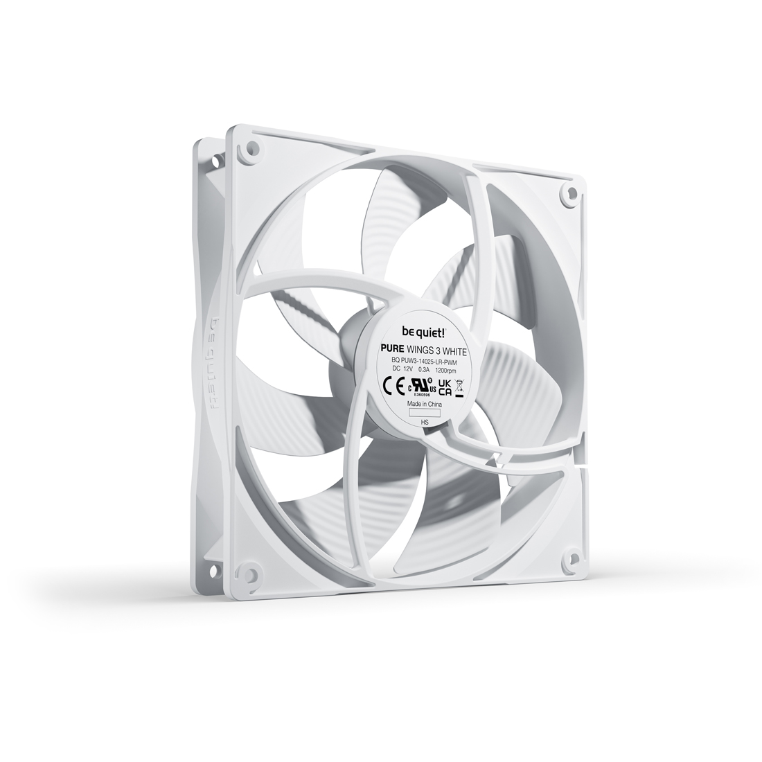 Вентилятор для корпуса be quiet! Pure Wings 140 мм White (BL112) – купить недорого с доставкой по Алматы и Казахстану
