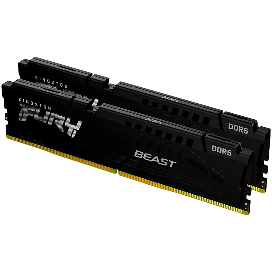 DDR-5 DIMM 32 GB 5600 MHz Kingston Fury Beast, 2x 16 GB Kit, BOX – купить недорого с доставкой по Алматы и Казахстану