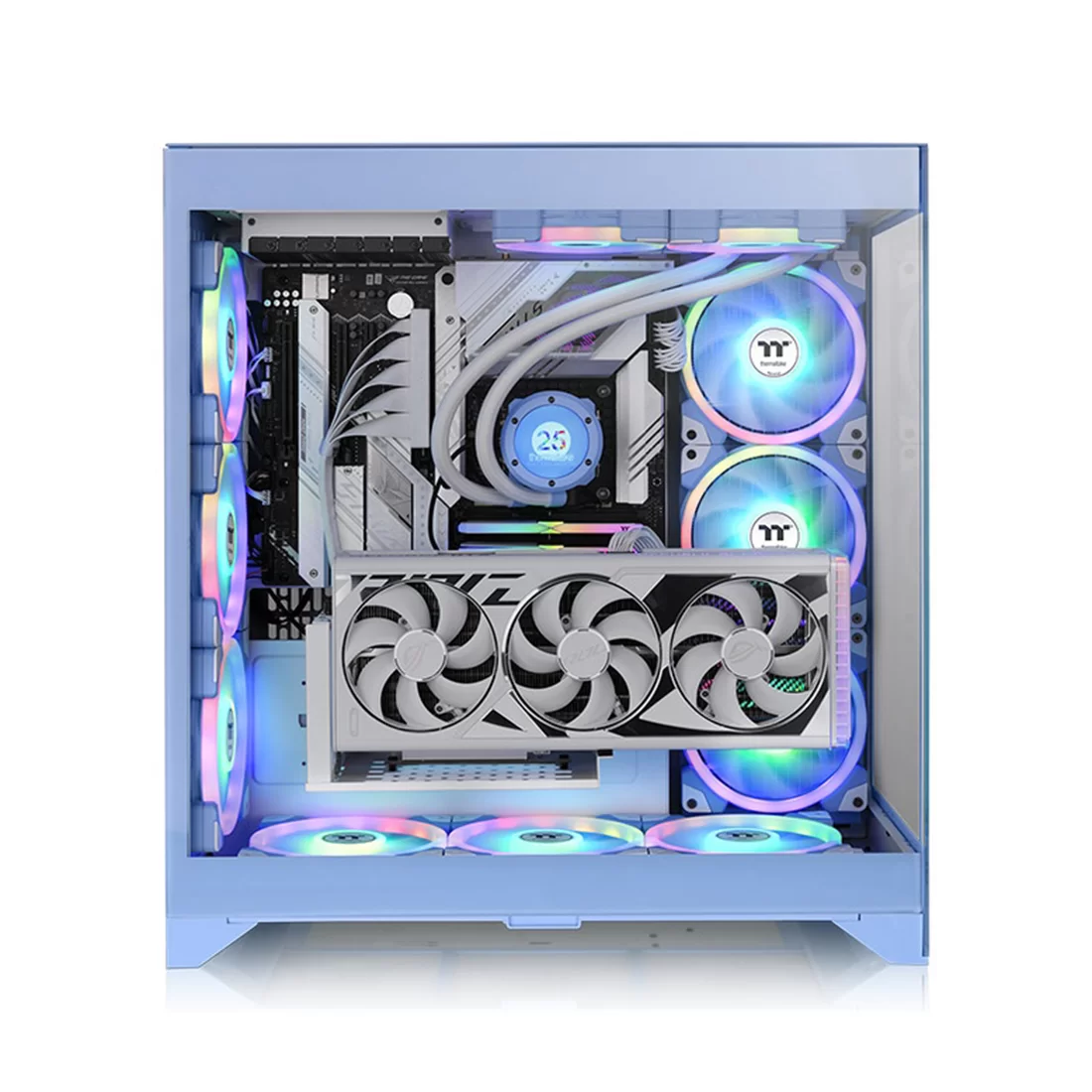 Компьютерный корпус Thermaltake CTE E600 MX Hydrangea Blue без Б/П фото 2
