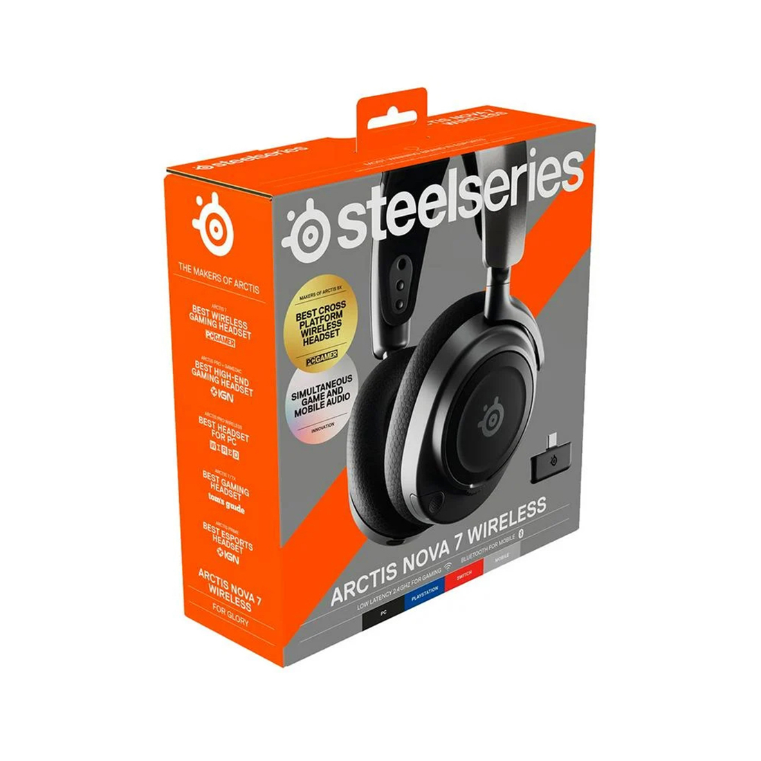 Гарнитура Steelseries Arctis Nova 7 Wireless, Black – купить недорого с доставкой по Алматы и Казахстану