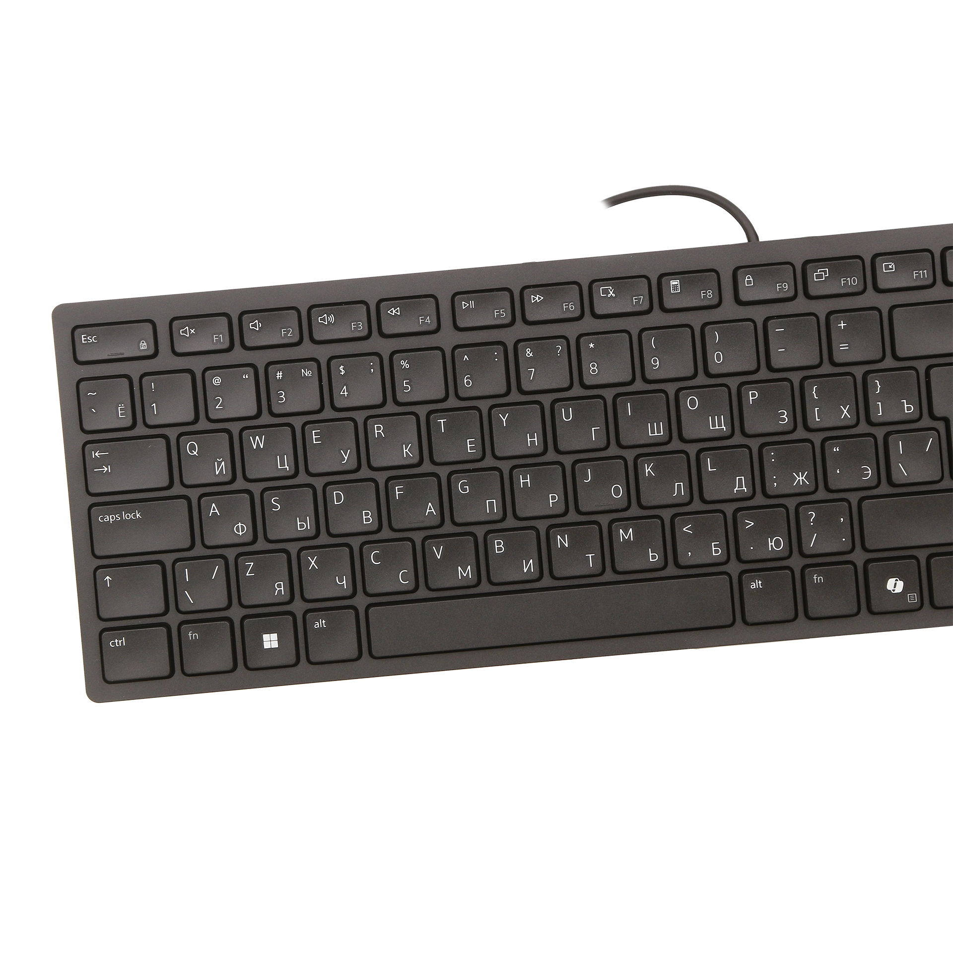 Клавиатура мембранная проводная Dell KB525C, чёрная – купить недорого с доставкой по Алматы и Казахстану