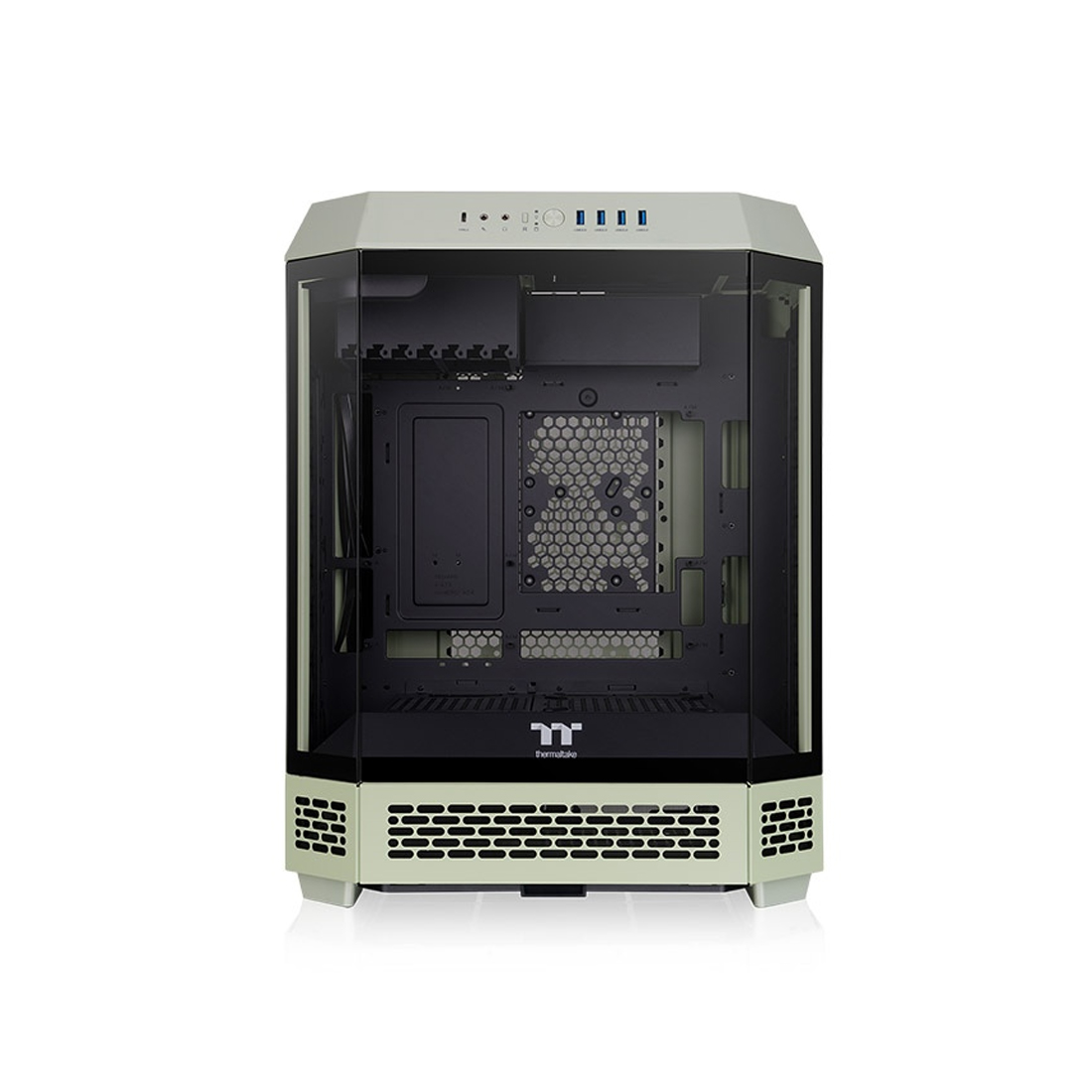 Корпус Thermaltake The Tower 600 Bumblebee, Midi Tower, желтый, без БП