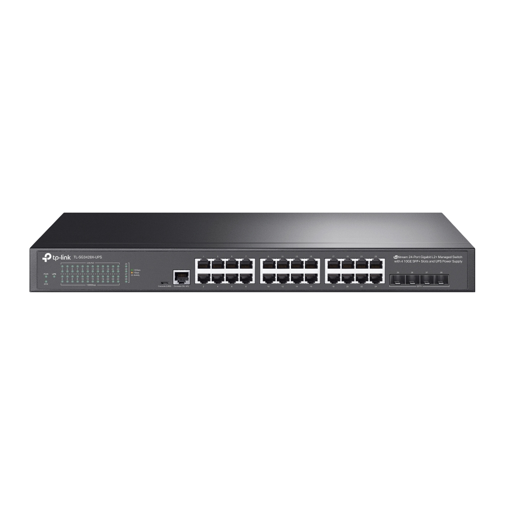 Коммутатор TP-Link TL-SG3428X-UPS, 1 Гбит/с