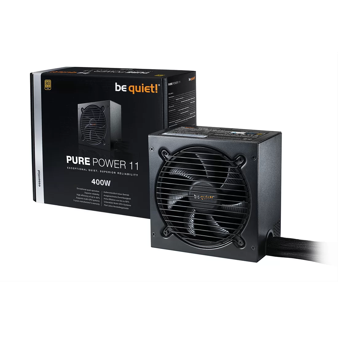 Блок питания Bequiet! Pure Power 11 400W L11-400W BN292 – купить недорого с доставкой по Алматы и Казахстану фото 3