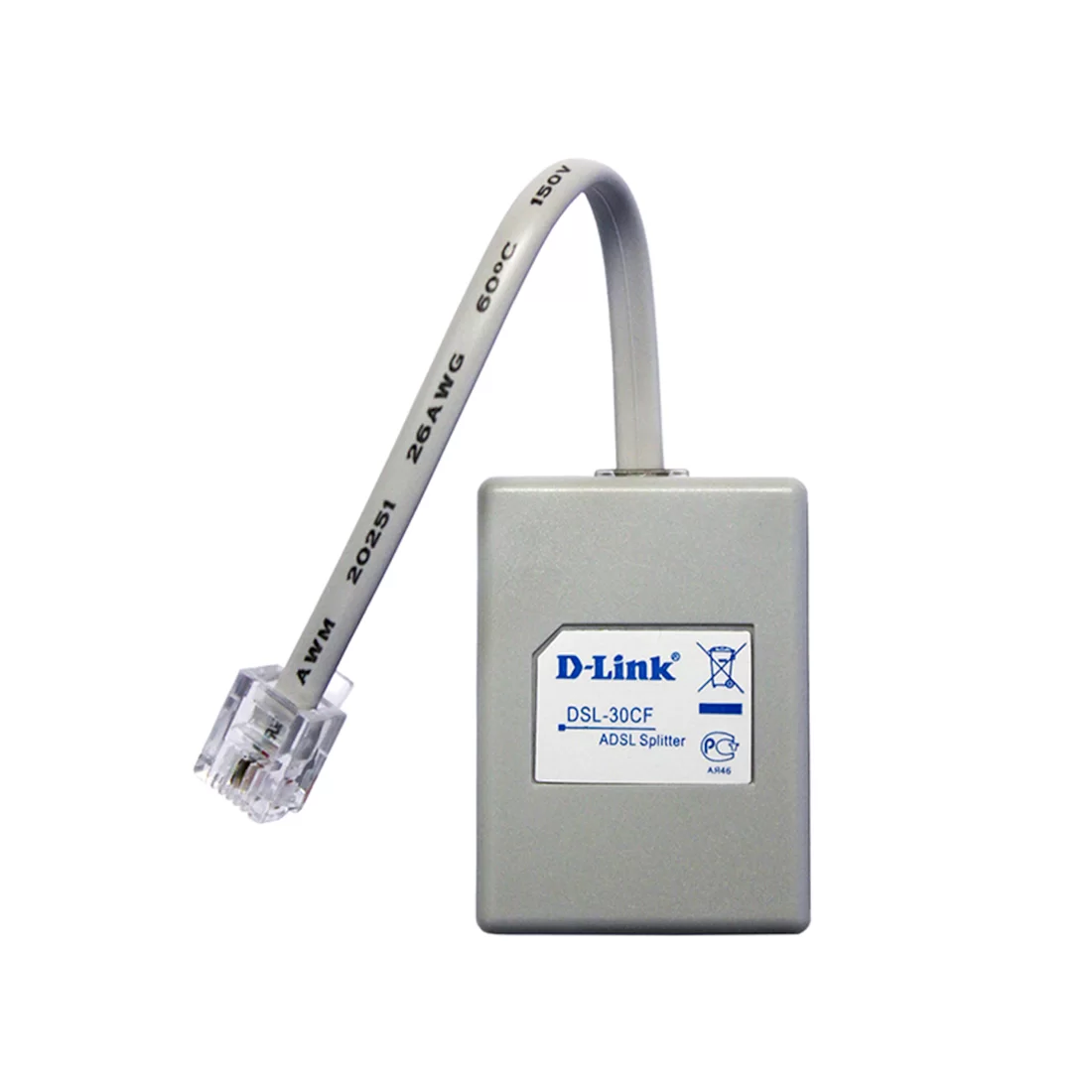 ADSL Сплиттер D-Link DSL-30CF/RS – купить недорого с доставкой по Алматы и Казахстану