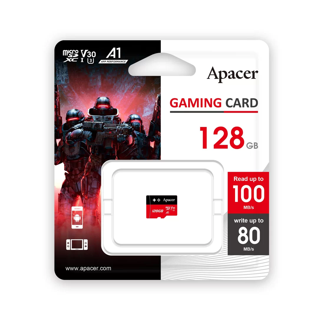 Карта памяти Apacer AP128GMCSX10U7-RAGC 128GB – купить недорого с доставкой по Алматы и Казахстану