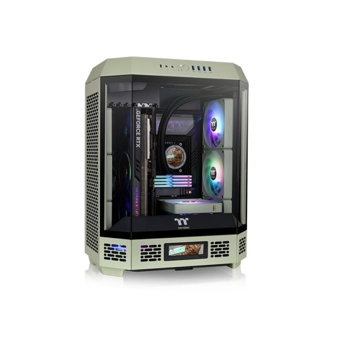 Корпус Thermaltake The Tower 600 Bumblebee, Midi Tower, желтый, без БП