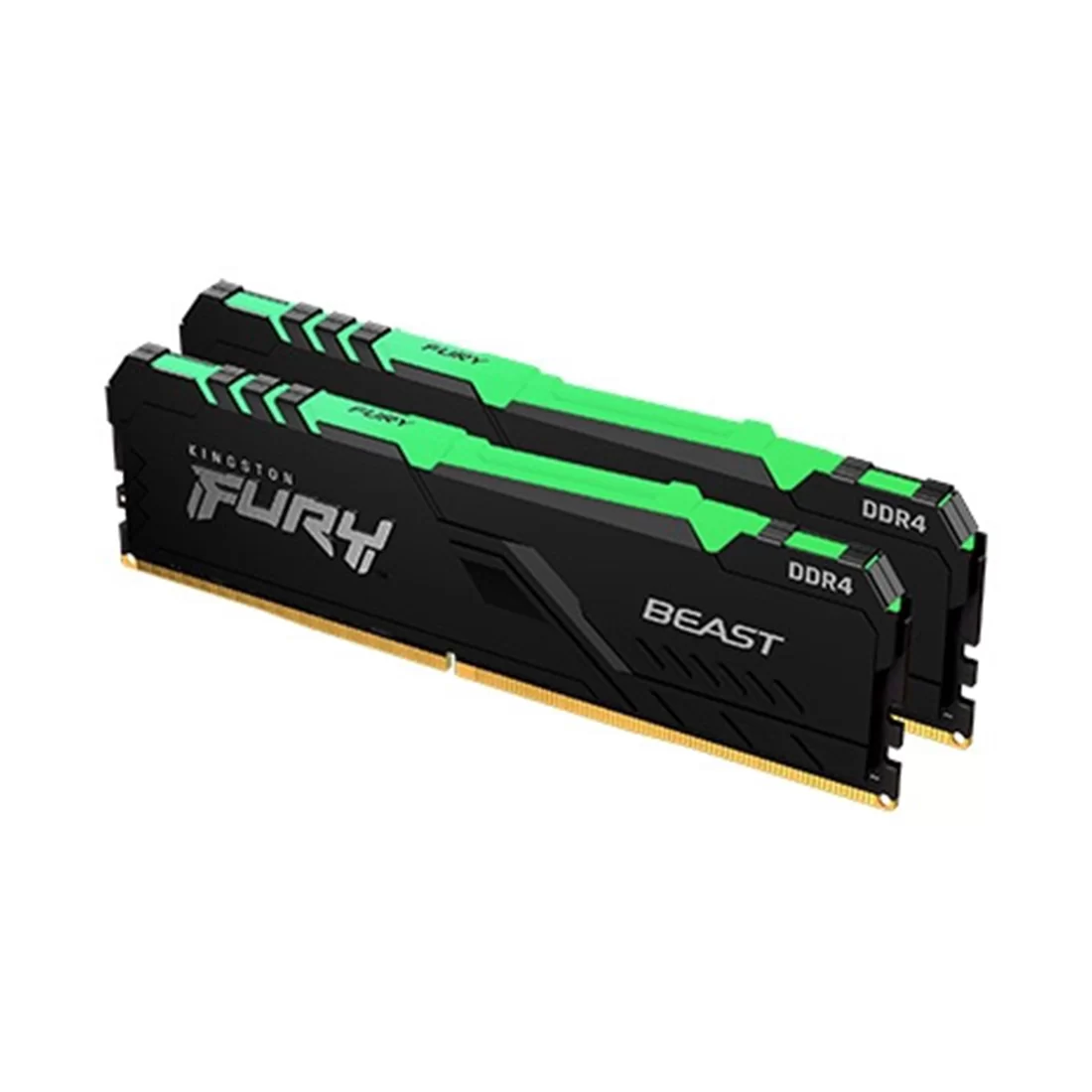 Комплект модулей памяти Kingston FURY Beast RGB KF436C17BBAK2/16 DDR4 16GB (Kit 2x8GB) 3600MHz – купить недорого с доставкой по Алматы и Казахстану