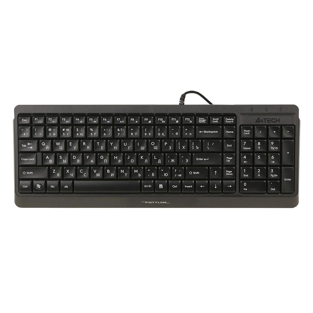 Клавиатура A4Tech Fstyler FK15-2M, Black, USB – купить недорого с доставкой по Алматы и Казахстану