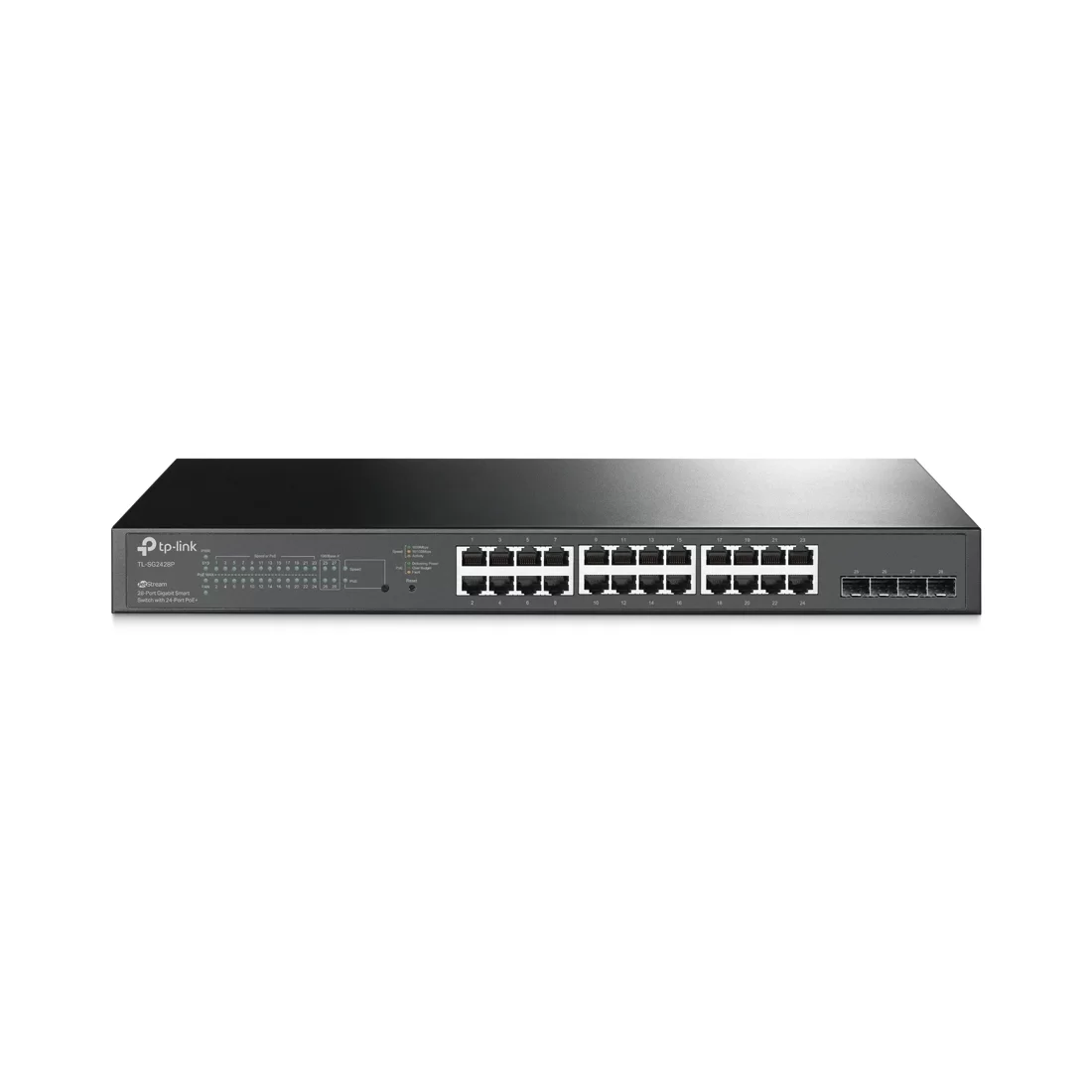 Коммутатор TP-Link SG2428P, 24 порта 1 Гбит/с, 4×SFP, PoE+, Smart – купить недорого с доставкой по Алматы и Казахстану